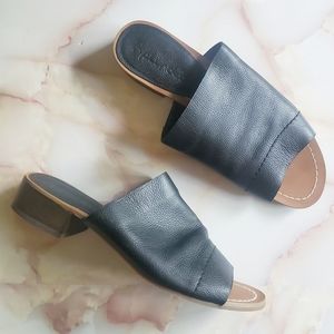 Splendid Betsy Black Leather Mule